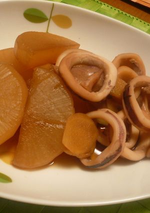 レンジで時間短縮・イカ大根-レシピのメイン写真