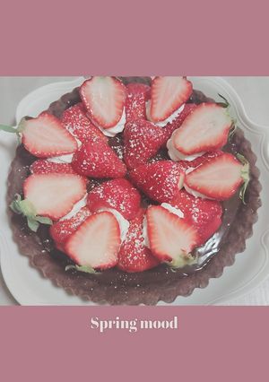 まるでお店！いちごの生チョコタルト-レシピのメイン写真