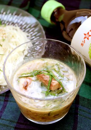 【あまかつゆ】鯖麦味噌漬けそうめん-レシピのメイン写真