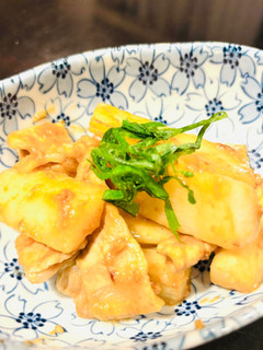 おつまみや副菜に☆豚と長芋の胡麻味噌炒め-レシピのメイン写真