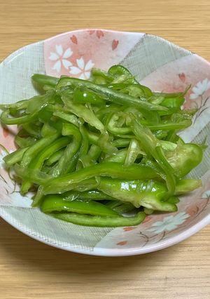 ピーマンスライス(作り置きおつまみ)-レシピのメイン写真