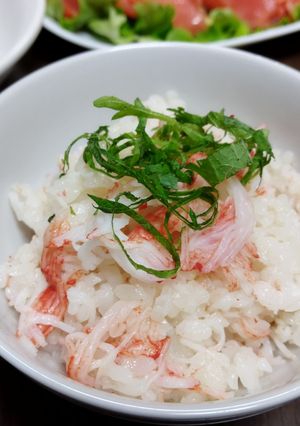 かにかまの炊き込みご飯-レシピのメイン写真