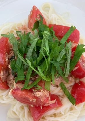混ぜるだけ！冷たいトマトそうめん-レシピのメイン写真