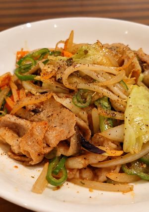ほりにしを使ったアレンジ肉野菜炒め-レシピのメイン写真