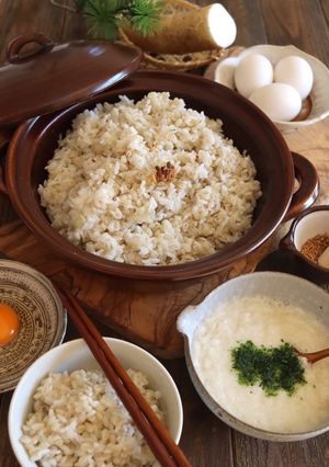 もち麦土鍋ご飯-レシピのメイン写真