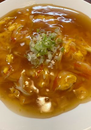 天津飯にもピッタリ◎カニカマのかに玉あんかけ-レシピのメイン写真