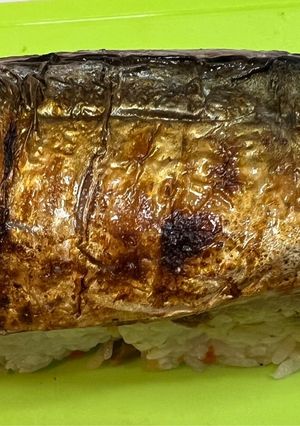 業務スーパーおかわり生姜で焼き鯖の棒寿司-レシピのメイン写真