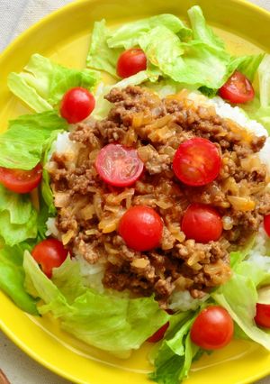 【主食・主菜・副菜】レンジで☆タコライス-レシピのメイン写真