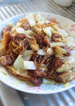 棒湯葉とマルシンで一味変わる即席焼きそば-レシピのメイン写真