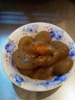 こんにゃくの七味唐辛子ガーリック炒め-レシピのメイン写真