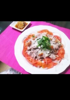 5分でメイン☆豚しゃぶ野菜たっぷりサラダ-レシピのメイン写真