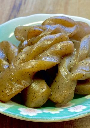 こんにゃくの柚子煮〜常備菜-レシピのメイン写真