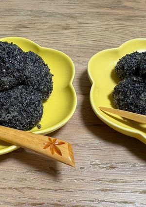簡単!黒い白玉団子-レシピのメイン写真