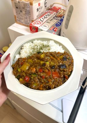 夏野菜キーマカレー-レシピのメイン写真