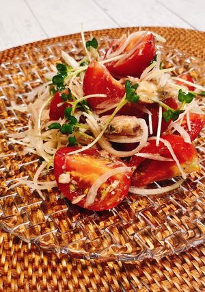 ✿トマトと鯖缶のサラダ✿-レシピのメイン写真