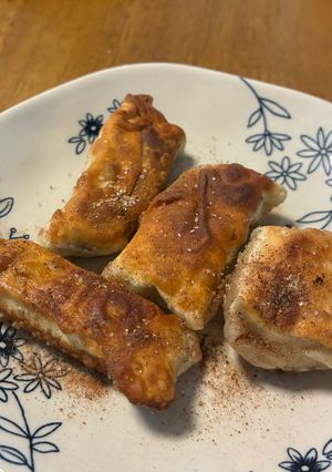 餃子の皮で！サクサク濃厚☆ミルフィーユ風-レシピのメイン写真