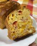 うま塩野菜消費レシピ☆夏野菜のケークサレ