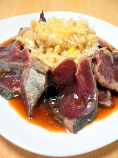 鰹のタタキ~シャキシャキ薬味盛り~-レシピのメイン写真
