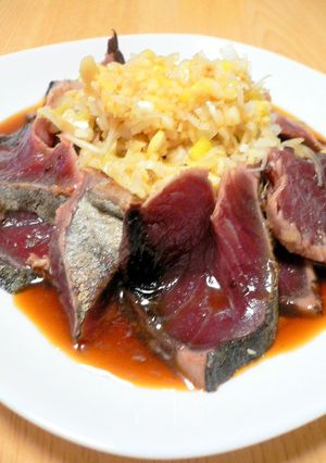 鰹のタタキ～シャキシャキ薬味盛り～-レシピのメイン写真