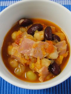 ☆ミックスビーンズで食べるスープ☆-レシピのメイン写真