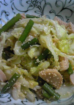 タラコで簡単野菜炒め！-レシピのメイン写真