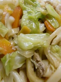 超簡単!焼きうどん-レシピのメイン写真
