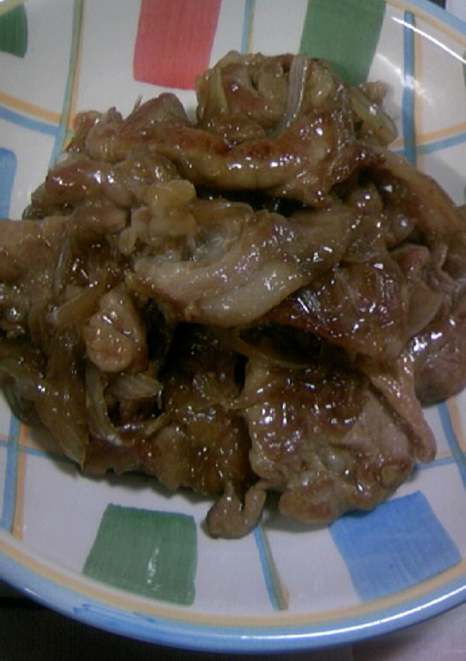 我が家の豚しょうが焼き☆-レシピのメイン写真