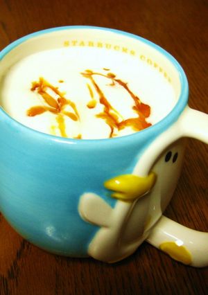 スタバ 風♪キャラメルスチーマー-レシピのメイン写真