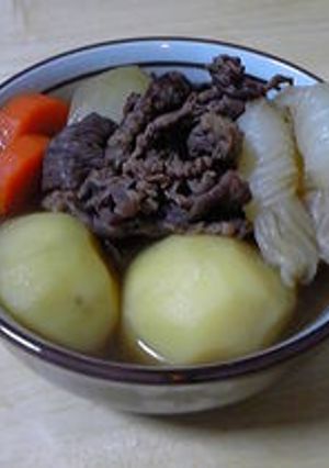 男の料理 追いがつおつゆで作る肉じゃが-レシピのメイン写真