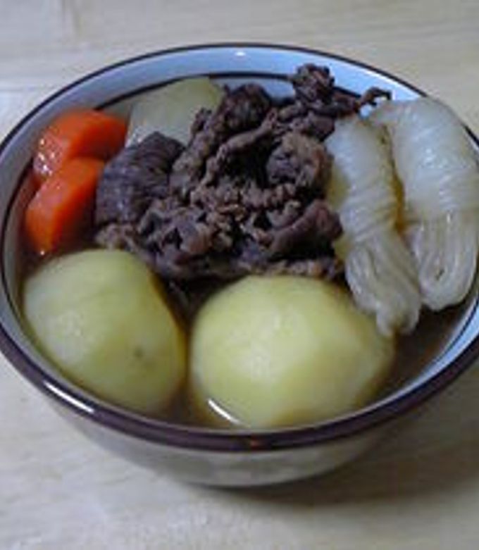 男の料理 追いがつおつゆで作る肉じゃが-レシピのメイン写真