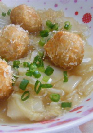 レンコン団子入り☆白菜と春雨の甘酢煮☆-レシピのメイン写真