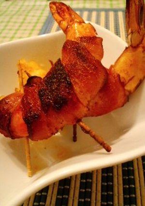 ☆超カンタン！！エビのベーコン巻き☆-レシピのメイン写真
