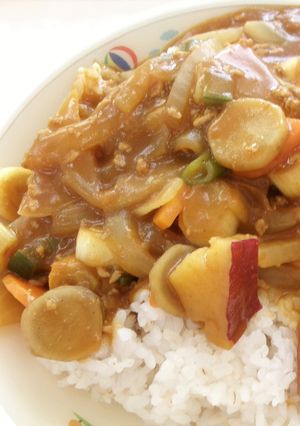★渋川市学校給食★ぐんまの和風カレー-レシピのメイン写真