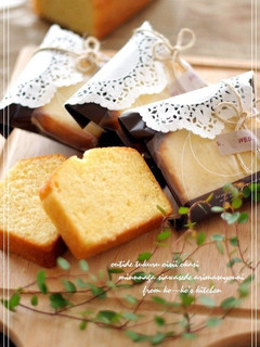 しっとりバニラパウンドケーキ-レシピのメイン写真