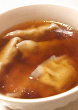 旦那の水餃子！通の食し方(｡￫ˇ艸￩)♥-レシピのメイン写真