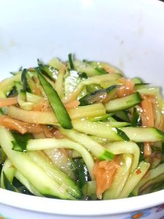 胡瓜となめたけの和え物-レシピのメイン写真