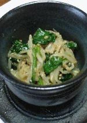 ほうれん草ともやしの和え物-レシピのメイン写真
