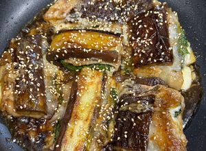 豚チーズ大葉のなすのはさみ焼き-レシピのメイン写真