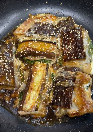 豚チーズ大葉のなすのはさみ焼き-レシピのメイン写真