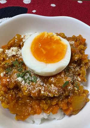 絶品！にんにく香るキーマカレー（ドライカレー）-レシピのメイン写真