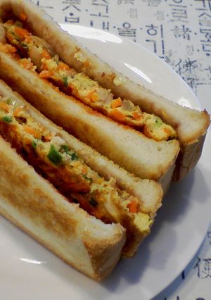 韓国の味☆屋台トースト-レシピのメイン写真