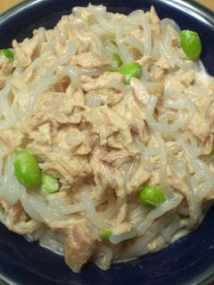 ツナ枝豆白滝のフレンチマヨ和え-レシピのメイン写真