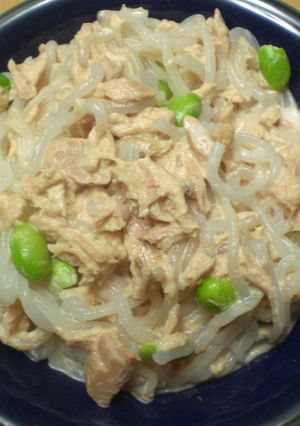 ツナ枝豆白滝のフレンチマヨ和え-レシピのメイン写真