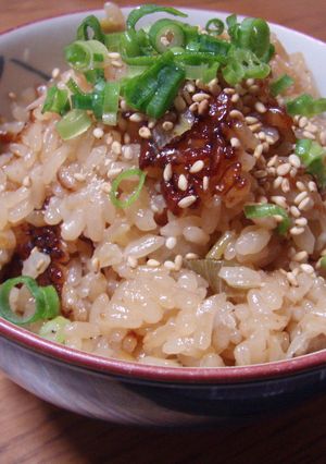 簡単旨い!炊き込みネギ飯-レシピのメイン写真