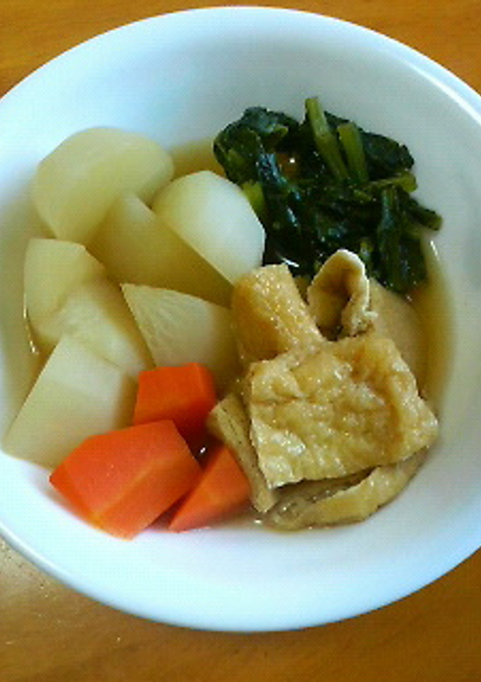 かぶと油揚げの煮物-レシピのメイン写真