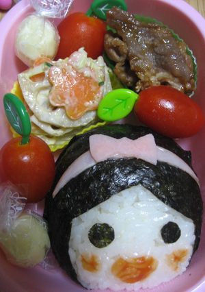 娘に捧げるキャラ弁☆白雪姫-レシピのメイン写真