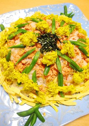 秋限定♪菊花香るちらし寿司-レシピのメイン写真