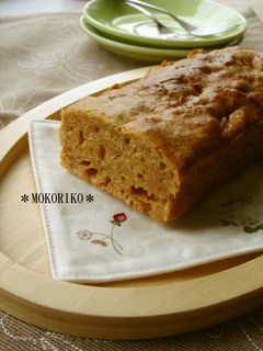 **柿ときなこのパウンドケーキ**-レシピのメイン写真