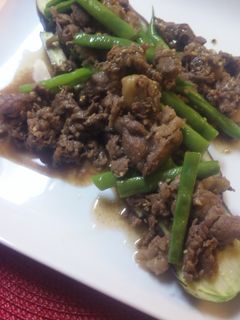 なすボートに牛肉のっけ。-レシピのメイン写真