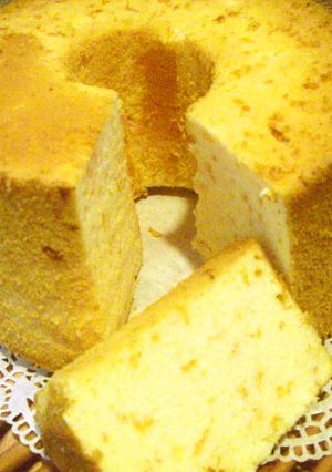 爽やか♪グレープフルーツのシフォンケーキ-レシピのメイン写真
